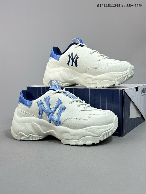 11535.5-44半 Boston Red x MLB Big Ball Chunky MONO LT 厚底莫诺系列洋基队复古老爹风休闲运动慢跑鞋款号3ASHWVM4650NYS