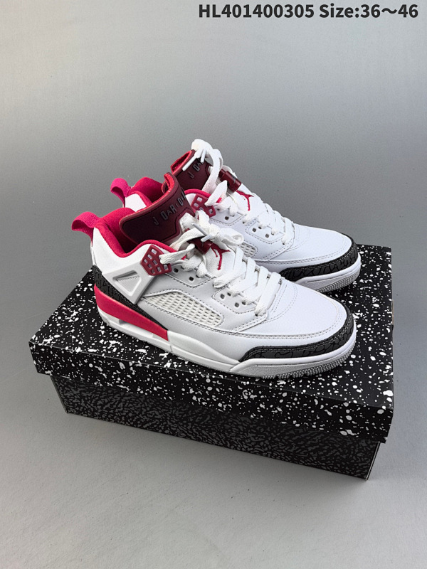 140 Air JORDAN SPIZKE LOW 乔丹篮球鞋系列 该款以白色搭配灰棕细节货号FQ1759-400 IDHL401400305 Size:3646