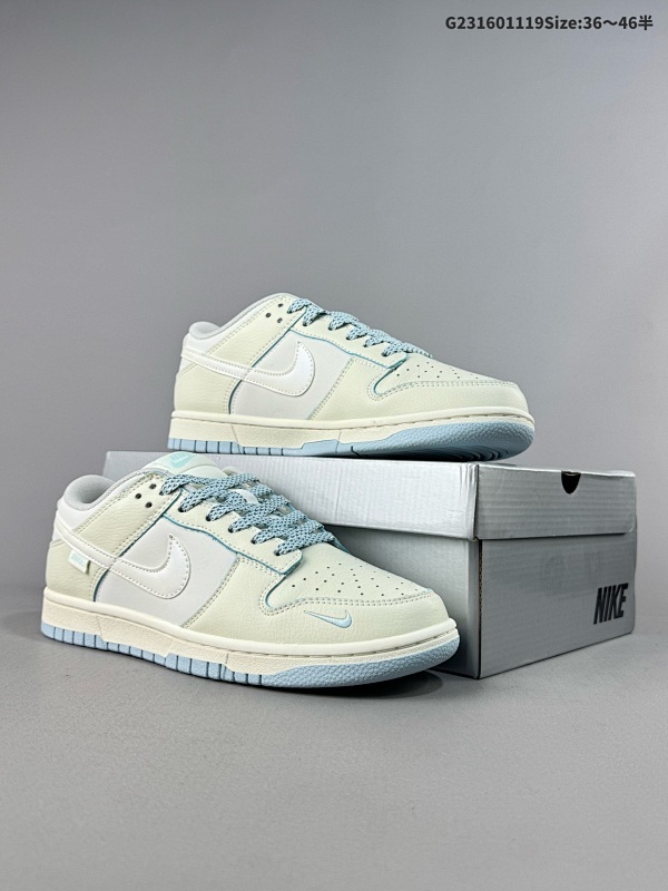 16036-46半 公司级耐克NIKE DUNK LOW 扣篮系列 复古低帮休闲运动滑板板鞋 采用脚感柔软舒适ZoomAir气垫货号:KK0517-007