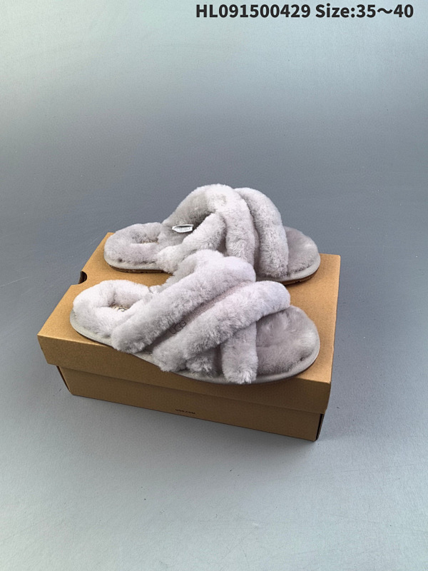 150  UGG官网同步杨颖Angelababy代言毛茸印象羊毛室内居家拖鞋时尚舒适大气上档次HL091500429 Size:3540