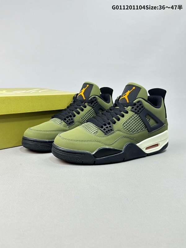 12036-47.5半 Undefeated x Air Jordan 4 Retro 军绿 AJ4货号IB1854-200 货号JBM351-M1 货号AQ9129-031