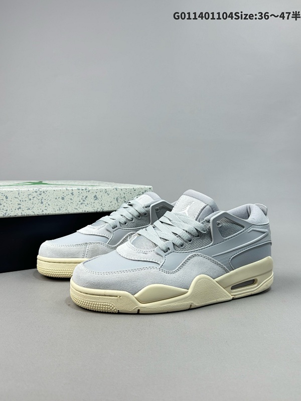 14036-47.5半 Air Jordan 4 RM "Grey Sail" 重置灰色 AJ4 乔丹4代 aj4 乔4 灰色 男女同款货号FQ7940-001