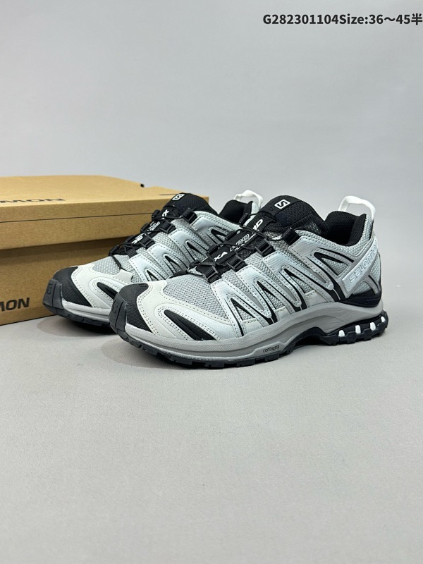 23036-45半 Salomon XA PRO 3D ADV 萨洛蒙 #鞋面采用SENSIFIT贴合技术 全方位贴合包裹脚型货号474781-23