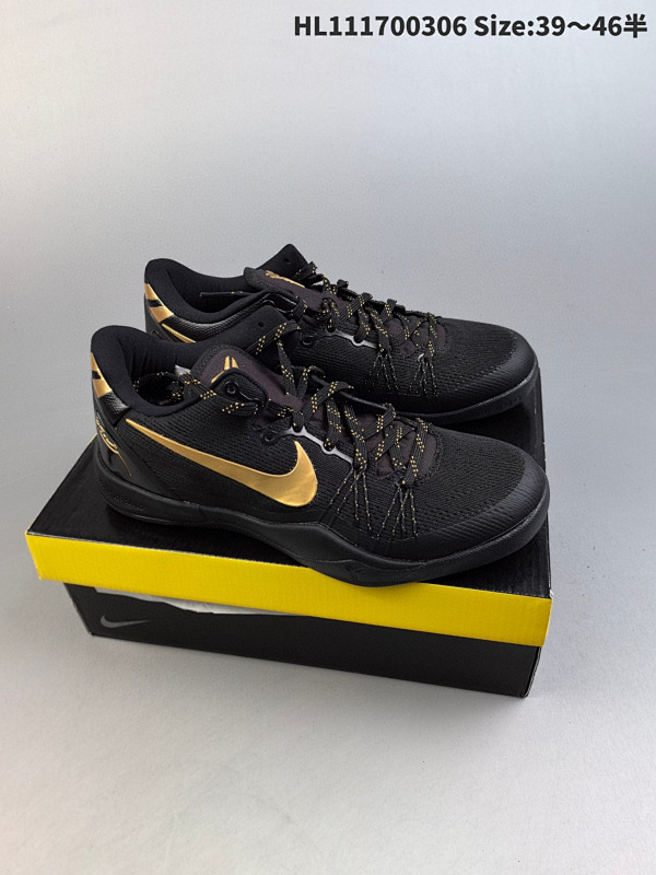 170 耐克男士篮球运动鞋 Nike Kobe 8 System 全新配色科比8代实战运动低帮文化篮球鞋 货号586156  编码HL111700306 Size:3946半