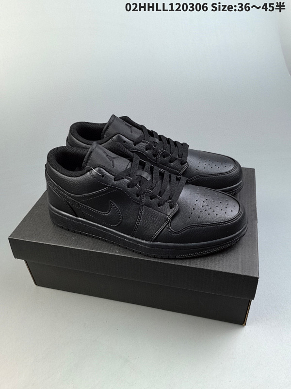 120头层带半码 Air Jordan 1 Low 02HHLL120306 Size:3645半 男货号553558-091 女货号553560-091