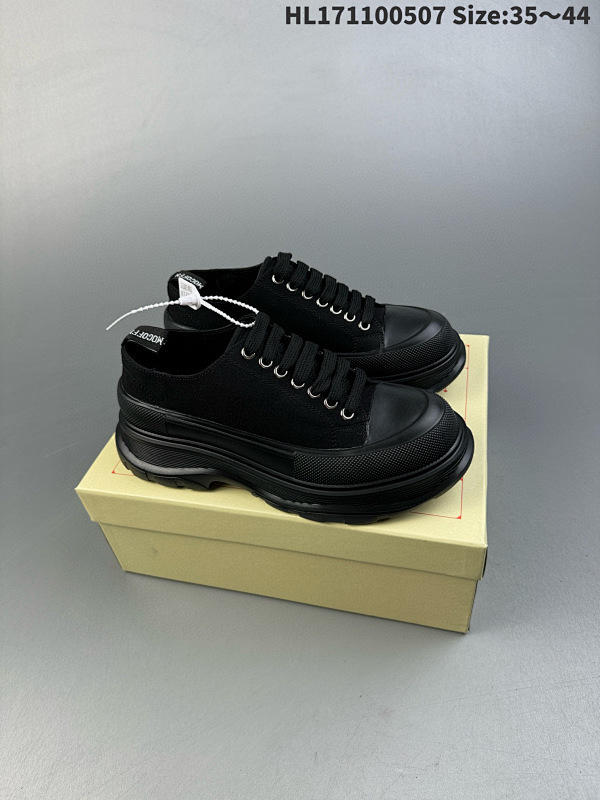 110 高品质麦昆帆布鞋Alexander McQueen新色厚底帆布鞋ID: HL171100507 Size:3544