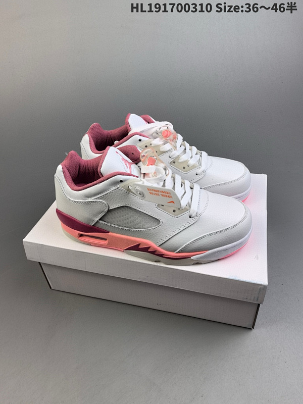 170 公司级Nike Air Jordan Retro 5 原装配色 乔丹AJ5代低帮ID:HL191700310 Size:3646半货号DX4390-116