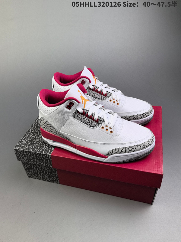 350纯原版本 Air Jordan 3 Retro "05HHLL320126 Size4047.5半男货号CT8532-126 女货号398614-126
