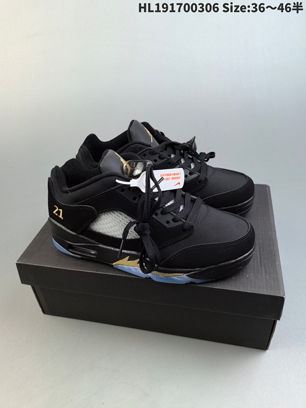 170  Nike Air Jordan Retro 5 原装配色 乔丹AJ5代低帮复古休闲文化篮球鞋HL191700306 Size:3646半货号DJ1094-001
