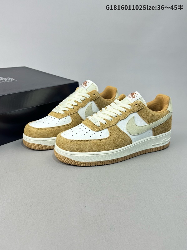 16036-45半 Nike Air Force 1 Mid 07  原楦头原纸板 打造纯正中帮空军版型货号:KG3031-011