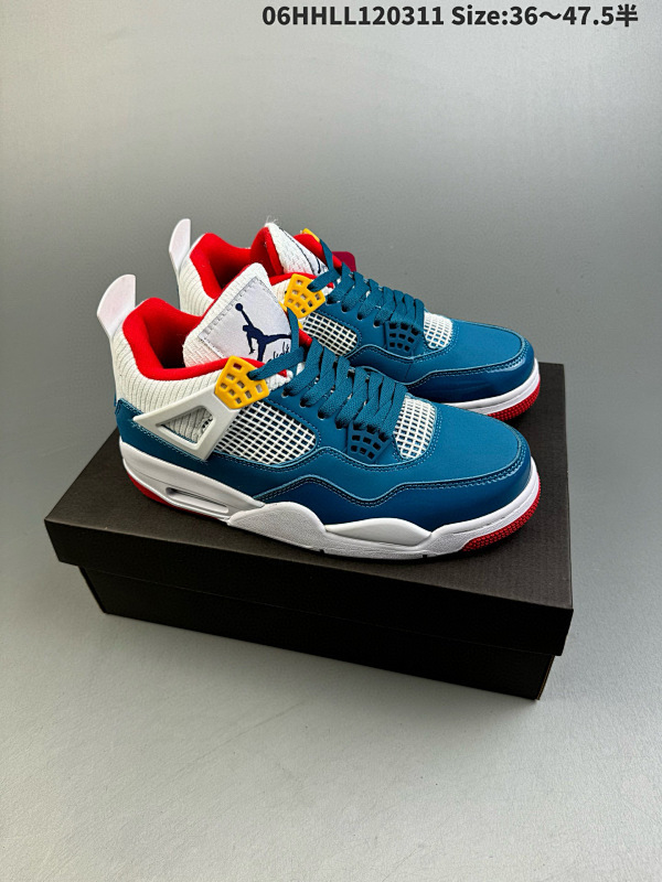 160 Air Jordan 4 Retro "Messy Room" 蓝白红 AJ4 乔丹4代 06HHLL120311 Size:3647.5半货号DR6952-400
