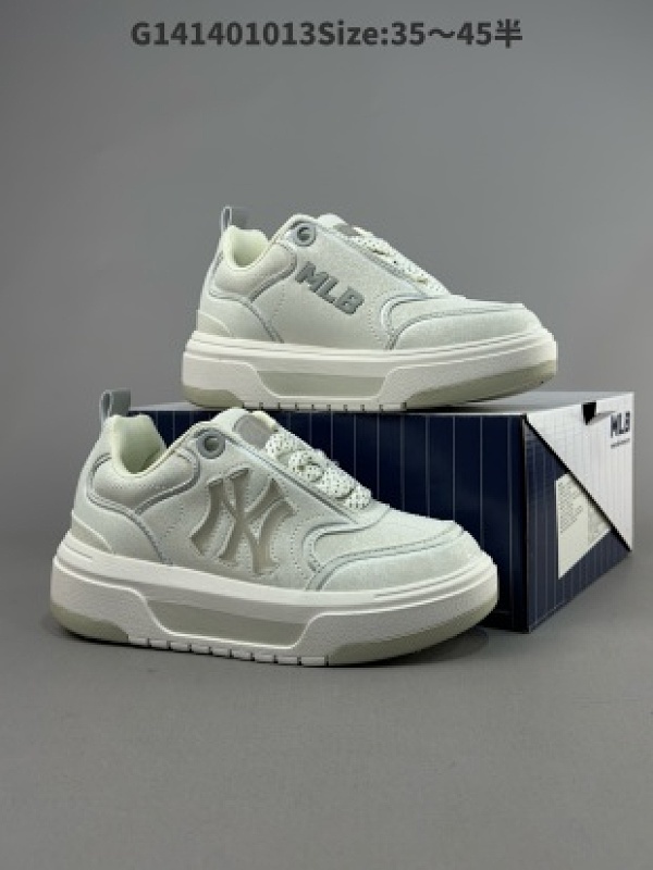 公司级MLB Chunky Liner 纽约洋基队 潮流时尚 防滑耐磨 低帮 老爹鞋 款号:3ASXCHV4N(GP001)