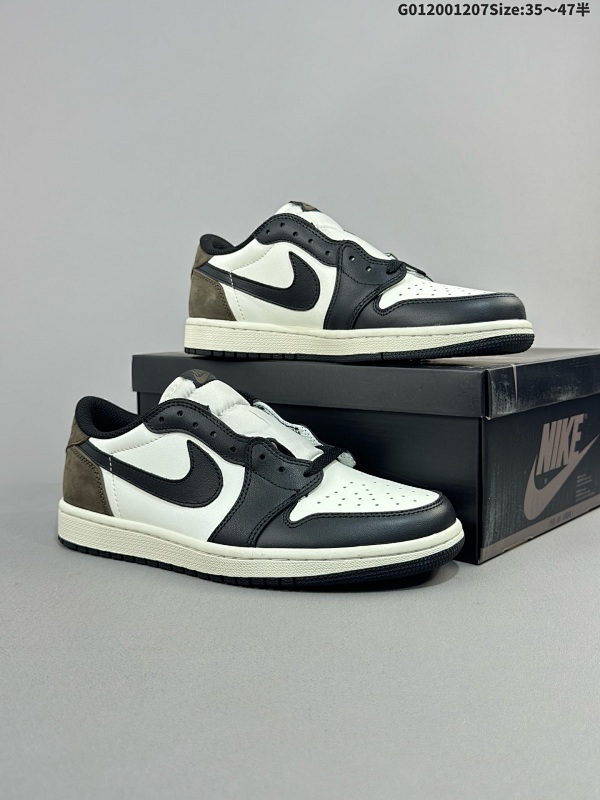 20035.5-47.5半 Air Jordan 1 Low OG "Mocha" 低帮 黑白棕 AJ1 乔丹1代 aj1 乔1 低邦 黑白棕 乔丹篮球鞋系列货号CZ0790-102