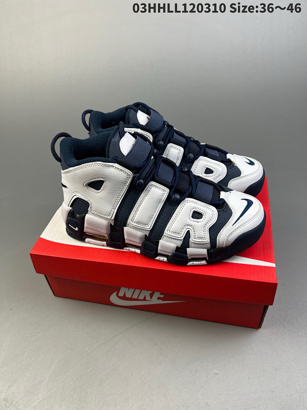 130 Nike Air More Uptempo "Olympic" 耐克 皮蓬大AIR 高帮 03HHLL120310 Size:3646货号414962-104
