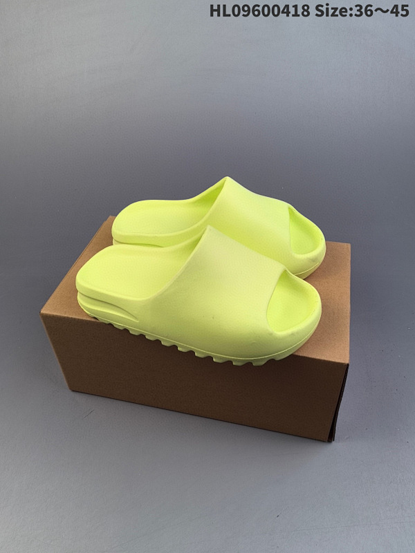 60 侃爷再度联乘Kanye West x Adidas Yeezy SlideBone椰子户外风格沙滩涉水百搭运动穿搭拖鞋拖鞋 货号ID5480 IDHL09600418 Size:364