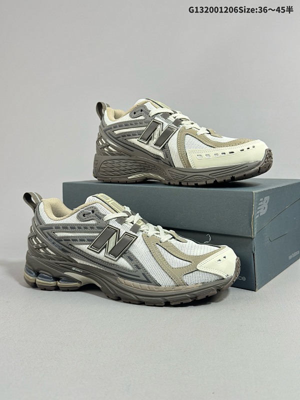 20036-45半 New Balance 1906系列复古老爹风休闲运动慢跑鞋 M1906RHD #采用轻质牛剖革拼接透气网眼衬垫织物鞋面材质 T