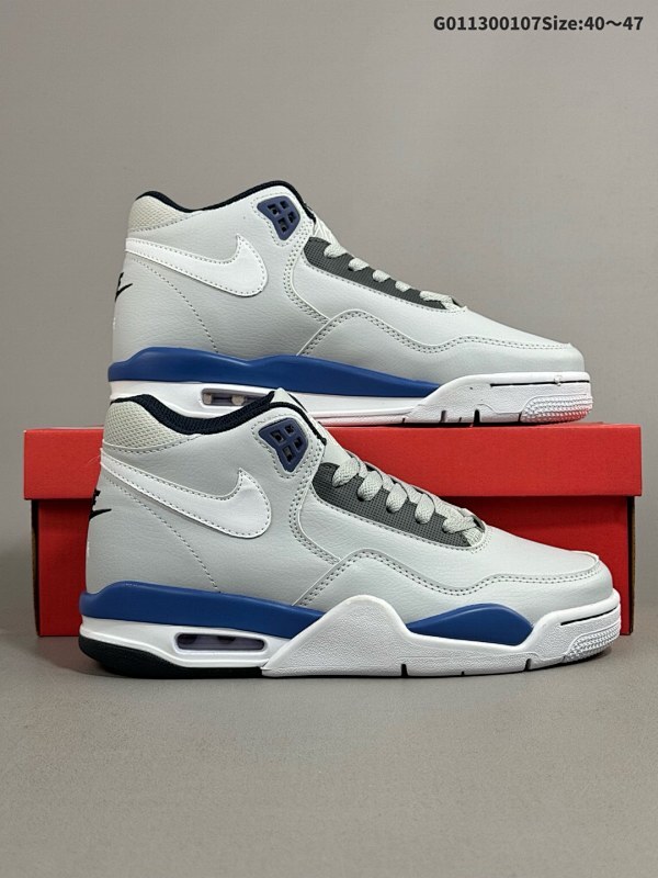 13040-47 Nike Air Flight Legacy 89 耐克 89款 灰蓝 以灰色调为主色调货号BQ4212-001