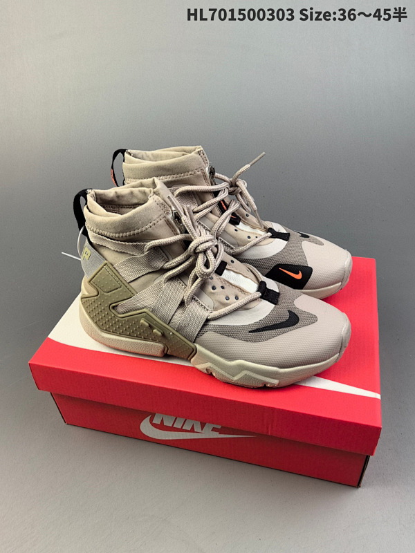 150 耐克Nike Air Huarache Gripp Sail华莱士漂移6代束脚拉链机能高货号AO2802-002  #HL701500303 Size:3645半