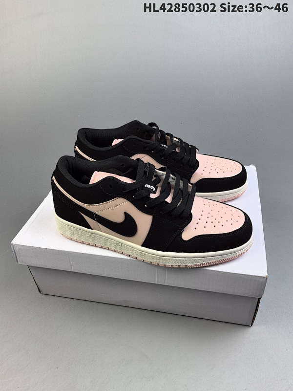 85 乔丹Air Jordan 1 Low 低帮复古文化百搭休闲运动篮球鞋货号553558-116HL42850302 Size:3646