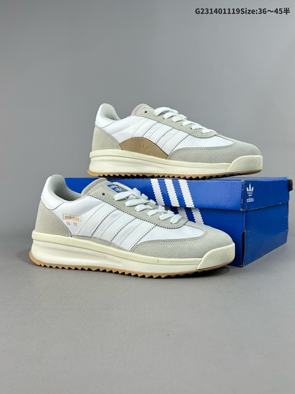 14036-45半 adidas originals SL 72 RS 复古单品 原装级adidas originals SL 72 RS 防滑 低帮 生活体闲鞋 男女同款货号ID1031