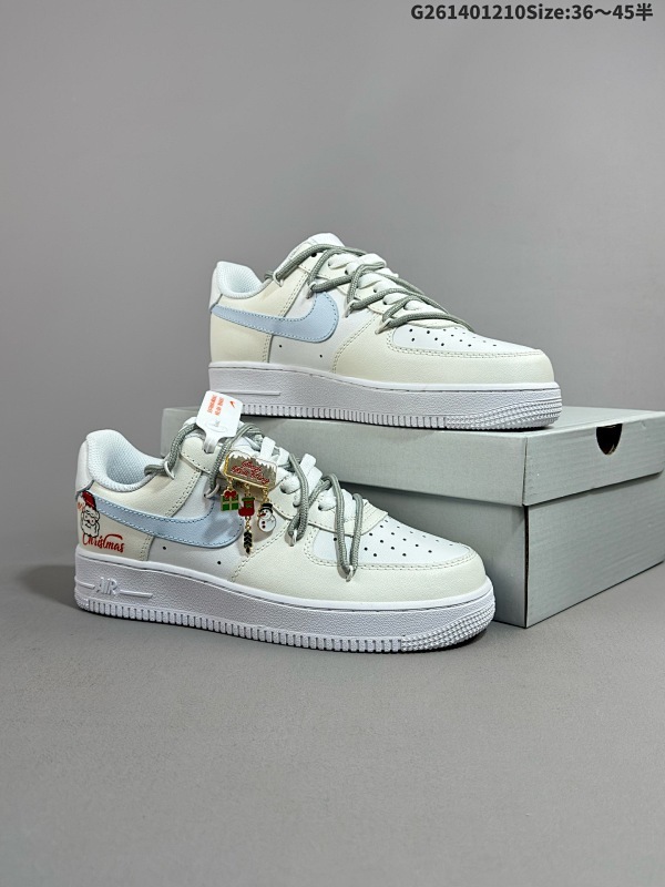 14036-45半 公司级耐克Nike AIR FORCE 107 空军一号低帮百搭休闲运动板鞋货号:SD2412-025