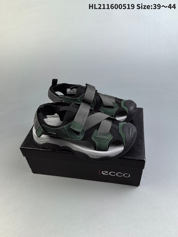 160 ECCO爱步夏季外穿新款包头沙滩凉鞋  户外男皮凉鞋涉水鞋 越野系列 HL211600519 Size:3944