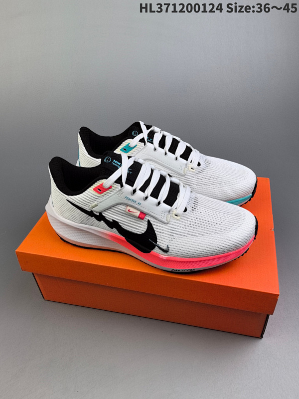 120  Nike Air Zoom Pegasus 登月40 跑鞋 网面透气跑步鞋 兼顾迅疾外观和稳固脚感货号FZ5055-101HL371200124 Size:3645