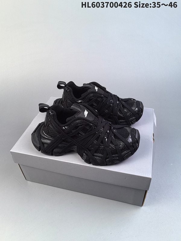 370 绑带款 法国高端奢侈品牌-巴黎世家BALENCIAGA 3XL Sneakers 3+系列低帮编码HL603700426 Size:3546
