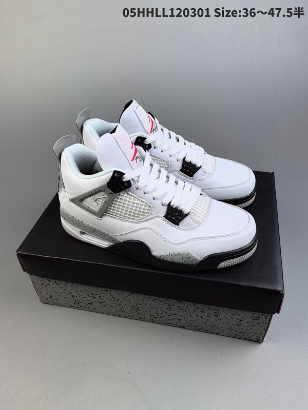 150 Air Jordan 4 Retro OG "Cement" 白水泥05HHLL120301 Size:3647.5半男货号840606-192     女货号836016-192