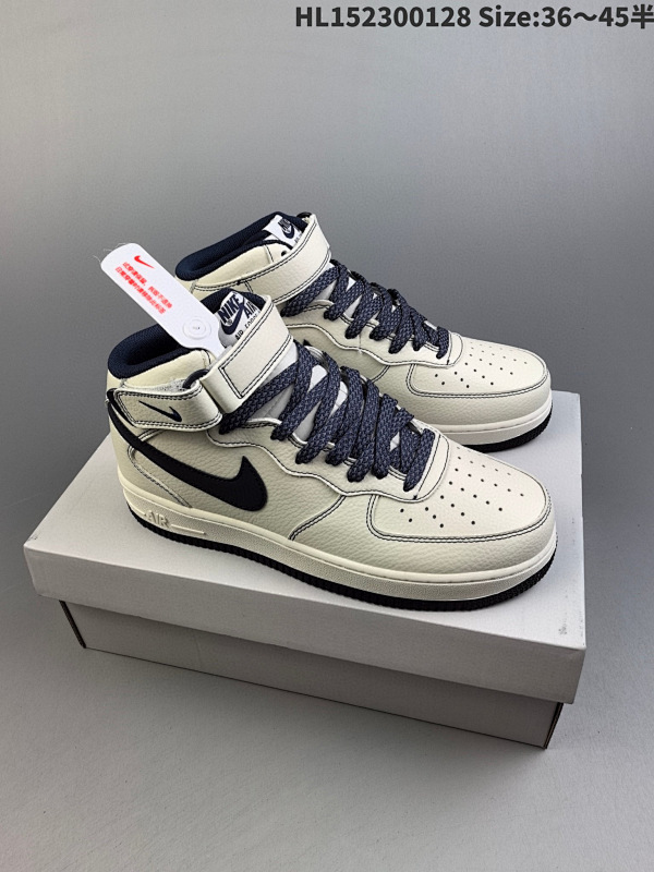 230 耐克Nike Air Force 1 07 Mid 黑曜石 空军一号中帮百搭休闲运动板鞋货号MU3603-202#HL152300128 Size:3645半