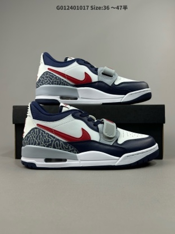 Air Jordan Legacy 312 Low "White Blue Red" 低帮 蓝白红 AJ312 乔丹312代 aj312 乔312 低邦货号CD7069-164