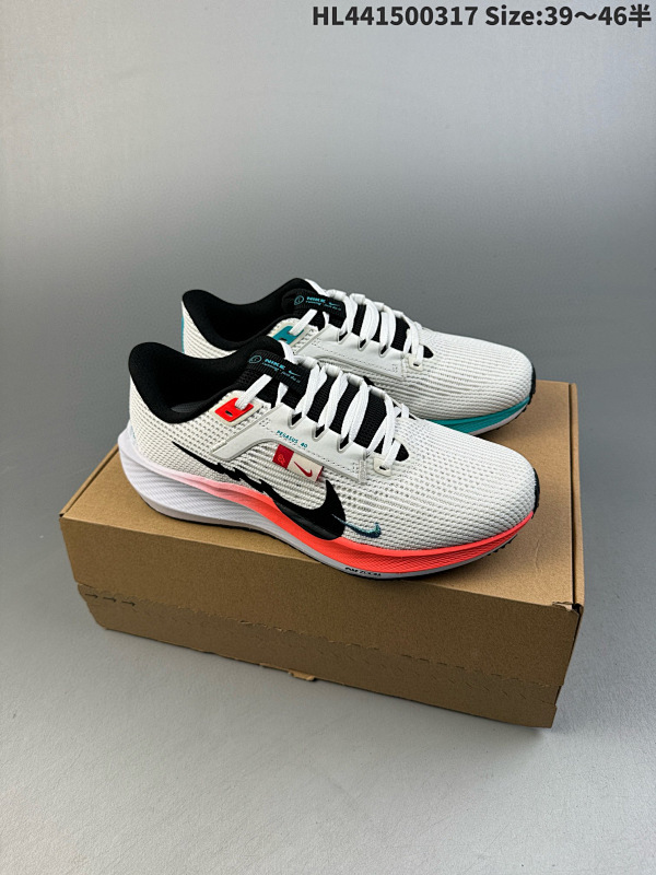 150 nike  Zoom Pegasus 登月39代系列 皮面透气缓震疾速跑鞋  货号FZ5055-101 编码 HL441500317 Size:3946半