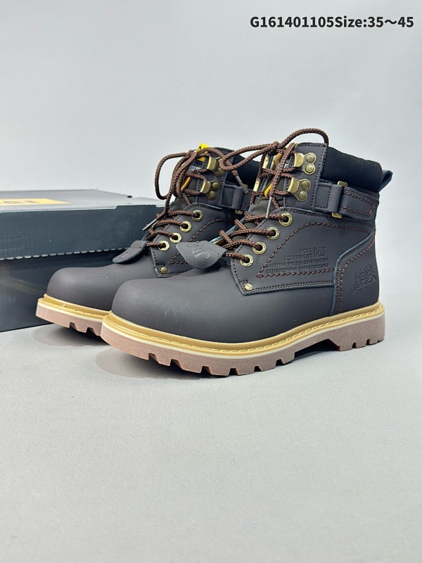 14035-45偏大1码 CAT FOOTWEAR/ CAT 卡特工装 休闲复古男女款鞋系列靴子 中高帮马丁靴 新款潮板鞋