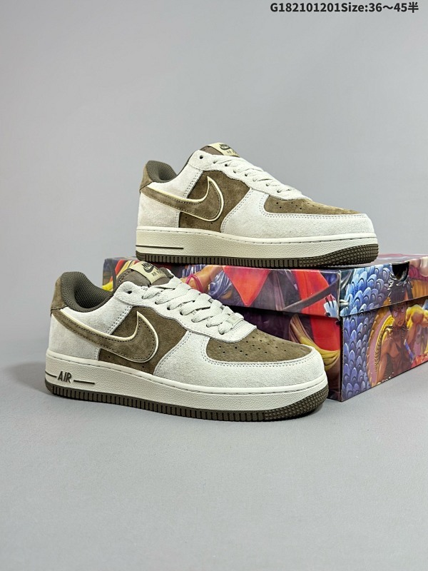 21036-45半 公司级 AF1耐克 Nike Air Force 1 07 Low 空军一号 大友克洋 2024年新年款 厚底增高百搭运动板鞋 原楦头原纸板货号XT7138