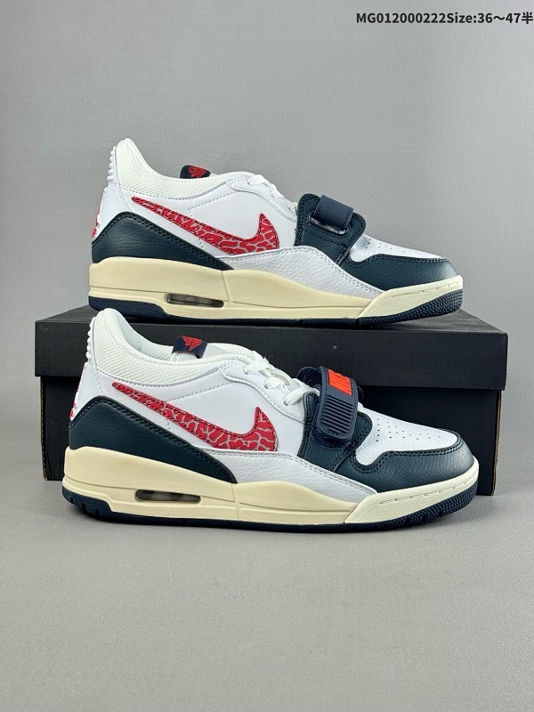 20036-47.5半  Air Jordan Legacy 312 Low 低帮 蓝白红 AJ312货号CD9054-146