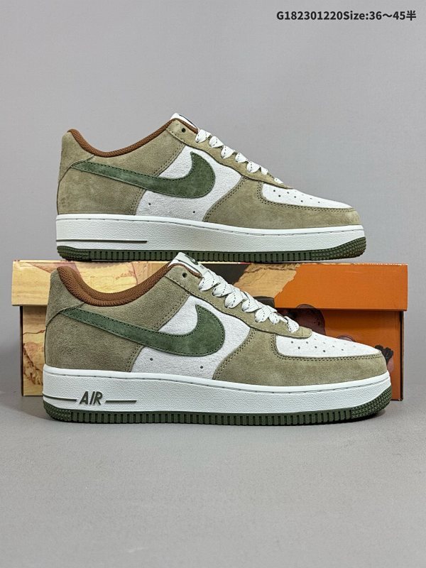 23036-45半 公司级NIKE AIR FORCE 1'07 SU19 原楦头原纸板 打造纯正低帮空军版型 专注外贸渠道 全掌内置蜂窝气垫货号:DD3966-523