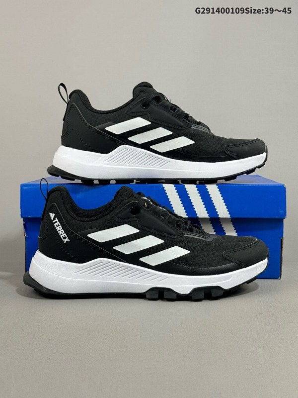14039-45 公司级Adidas TERREX ANYLANDER 阿迪达斯男款运动鞋灰色系带缓震轻质舒适百搭运动鞋 货号:ID0907