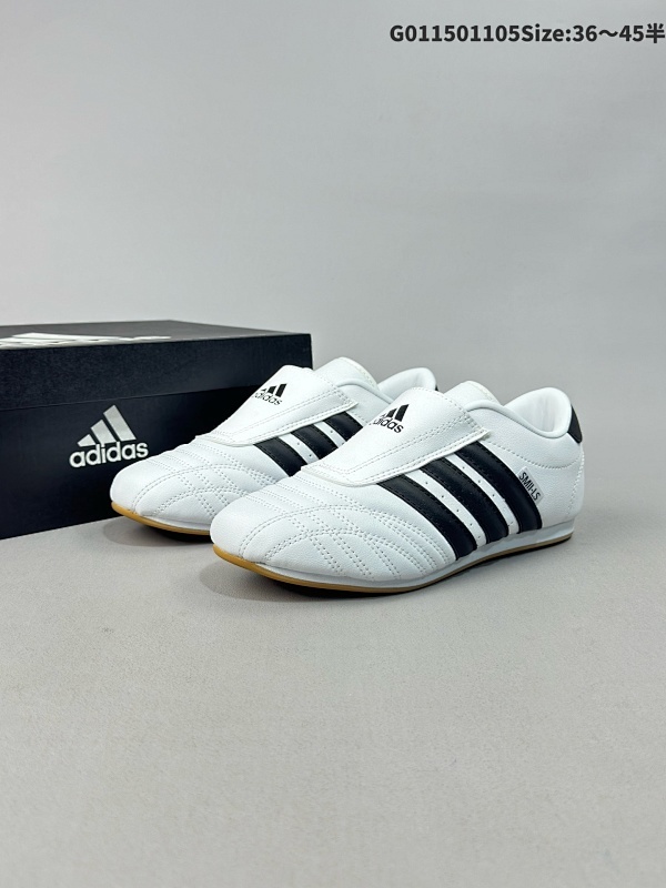 15036-45半 Adidas Originals Taekwondo Low "White Black" 阿迪达斯 低帮 白黑 货号JQ4774