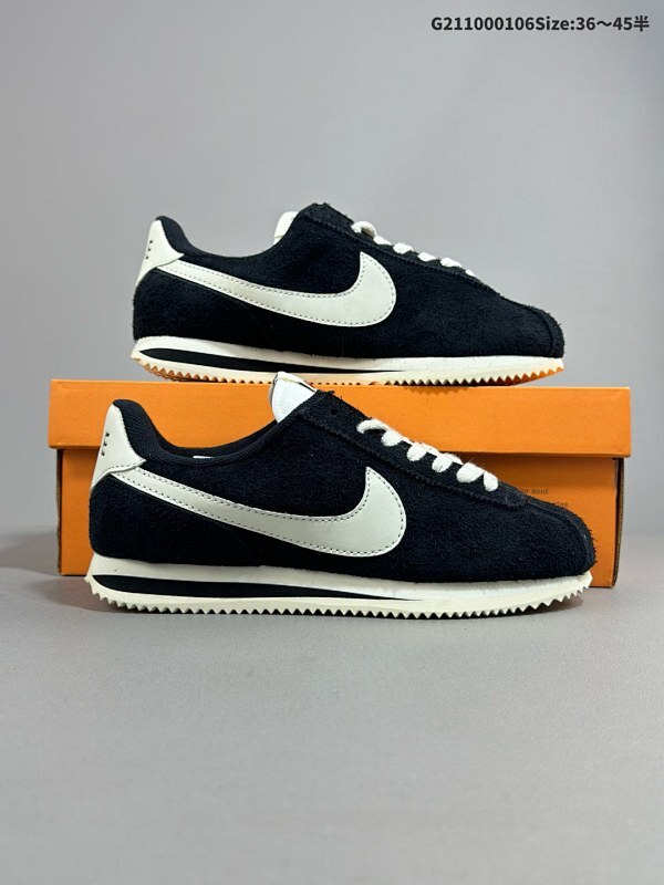 10036-45半 公司级Nike Classic Cortez 耐克经典轻便舒适男子阿甘鞋休闲跑步鞋运动鞋货号:FJ2530-001