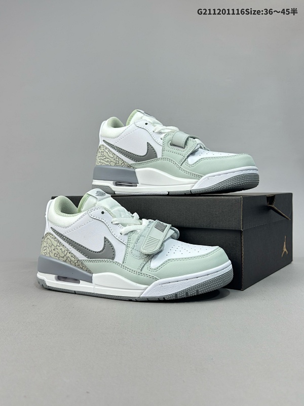 12036-45半 三合一最强合体多种新配色回归!耐克Nike Air Jordan Legacy 312 LowWhite/Grey Fog/Blue/Red货号:FV8115-101