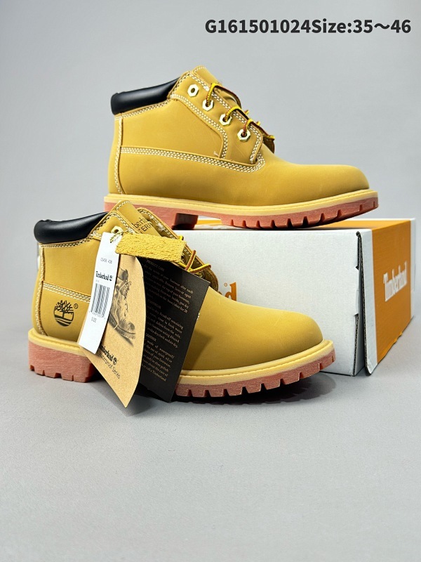 Timberland添柏岚靴子天伯伦中帮马丁靴踢不烂经典大黄靴 高帮靴 马丁靴 户外休闲潮流系列TB023399 231