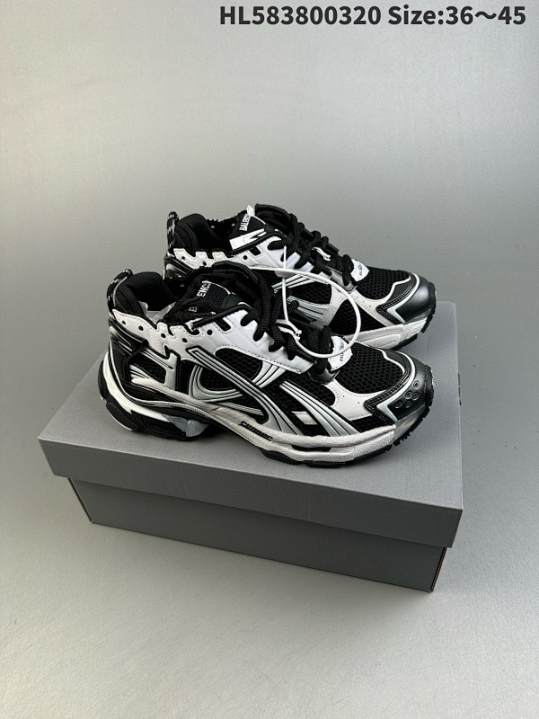 380 BALENCIAGA Runner 2.0 Sneaker 巴黎世家七代慢跑货号772774 W3RBT 1000 编码 HL583800320 Size:3645