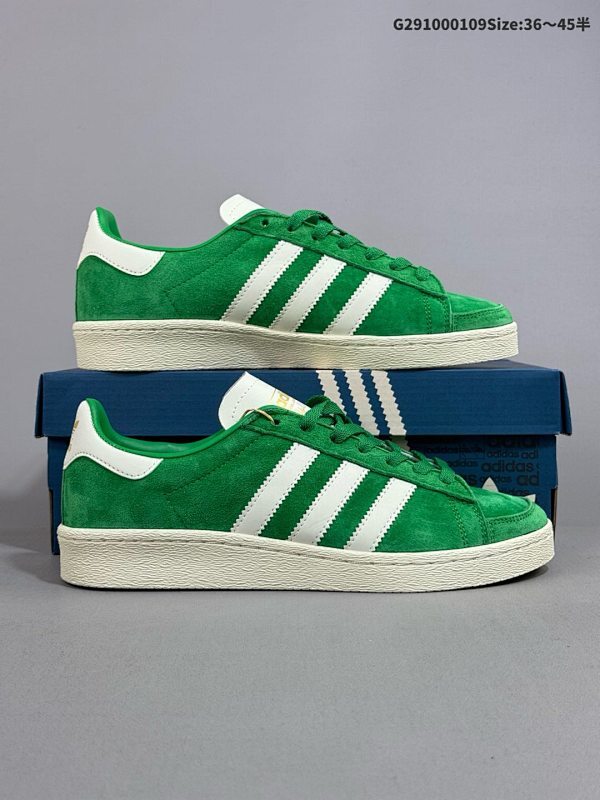 10036-45半 阿迪达斯 Adidas Gvp Canvas Str 三叶草布面时尚休闲板鞋 货号JS1371