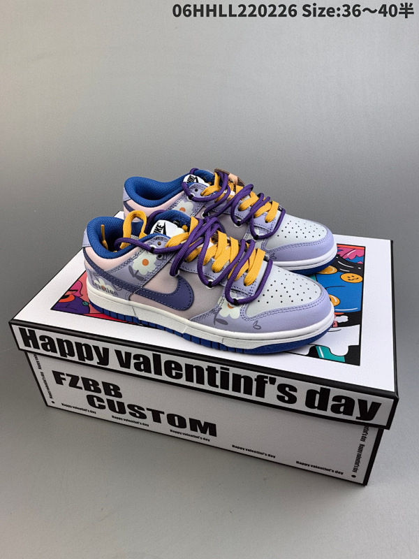 26036-40半 公司级 精装大礼盒 [定制球鞋]  Nike Dunk Low 耐克 06HHLL220226 Size:3640半货号CW1590-104
