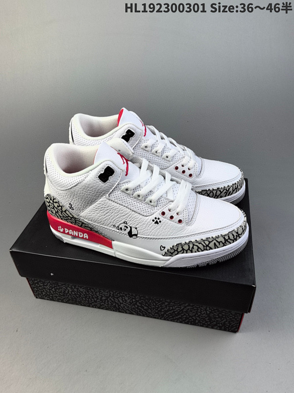 230 Air Jordan 3 retro 涂鸦手绘 Aj3乔丹3代地表最强性价比版本HL192300301 Size:3646半货号: 136064 116