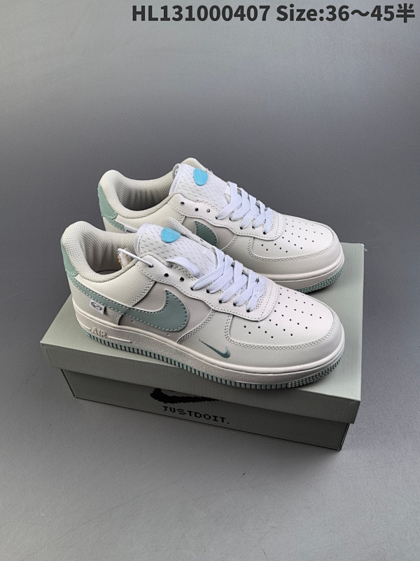 100 耐克Nike Air Force 1 Low  空军一号低帮百搭休闲运动板鞋货号FB1839-111 编码HL131000407 Size:3645半