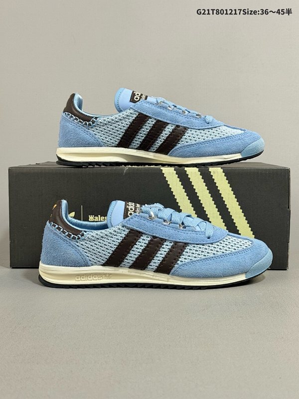 特价8036-45半 阿迪达斯Adidas WB SL76 三叶草复古休闲网面透气跑步鞋休闲运动鞋 货号:IH3262