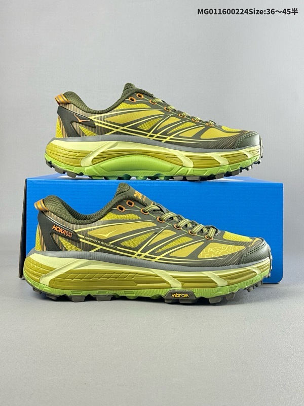 16036-45半集合一 HOKA ONE ONE Mafate Speed 2 飞速 马法特2 低帮 男女同款防滑耐磨低邦跑步鞋