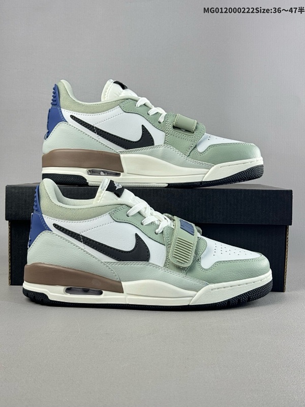 20036-47.5半  Air Jordan Legacy 312 Low 低帮 蛇年限定 白绿色 AJ312货号HV5970-101