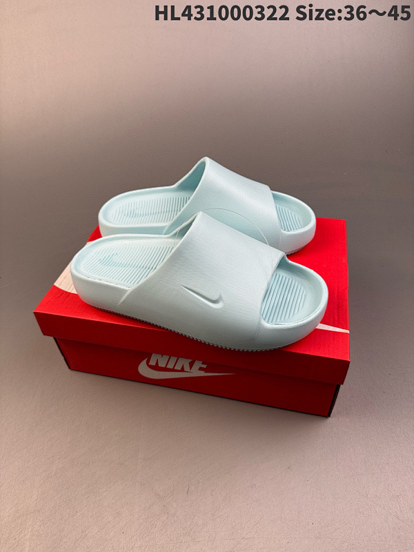 100 Nike Calm Slide 夏季单品 Nike全新打造的拖鞋Calm Slide也即将于今年秋季登场货号DX4816-300  HL431000322 Size:3645